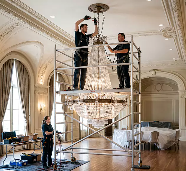 Professional Chandelier Installation: Your Local Fixture Team in Woburn, MA